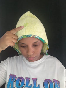 Serviette pour cheveux séchage rapide